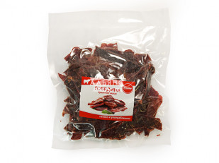 Рыцарское мясо говядины: Говядина вяленая (строганина)