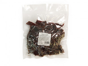 Гренки: Оленина вяленая (строганина)