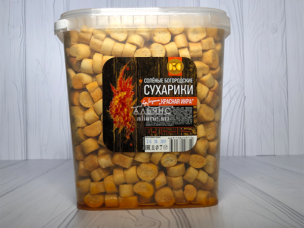 Сухарики с красной икрой в Липецке