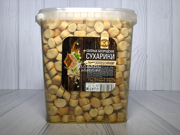 Сухарики с холодцом и хреном в Липецке