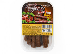 Сурские гренки с Аджикой (100 гр): Сурские гренки Телятина на гриле (100 гр)