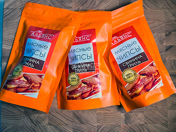 Мясо (АЛЬЯНС) вяленое свинина "Гриль" 50 гр. в Липецке