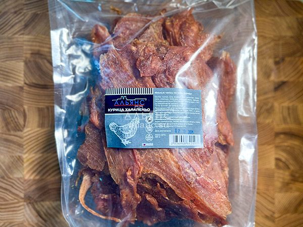 Мясо (АЛЬЯНС) вяленое курица 500гр "С халапеньо" в Липецке