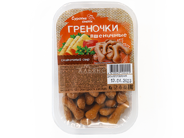 Сурские (ПШЕНИЧНЫЕ) Сливочный сыр (100 гр) в Липецке
