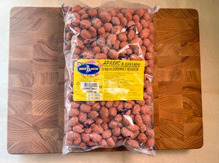 Снеки к пиву: Арахис в глазури со вкусом буженина с чесноком