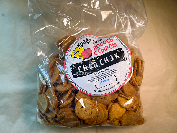 Снапсы ПШЕНИЧНЫЕ "Лосось с сыром" в Липецке