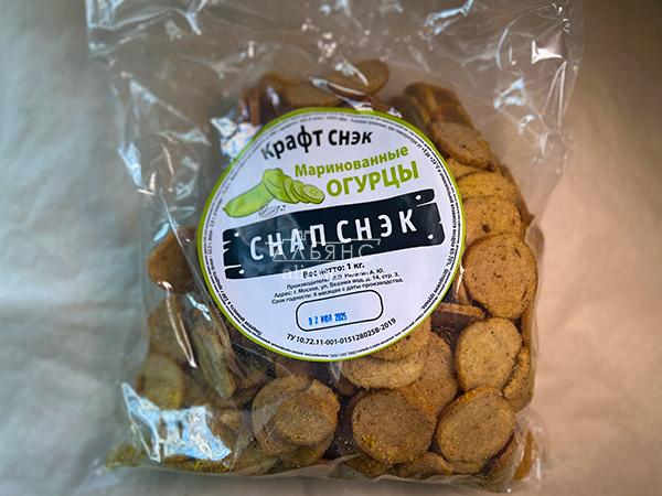 Снапсы ПШЕНИЧНЫЕ "Маринованные огурцы" в Липецке
