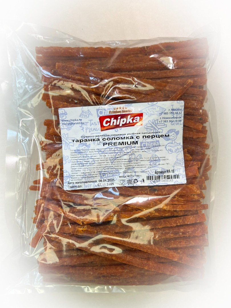 Таранка с перцем (соломка) (Chipka ПРЕМИУМ) в Липецке