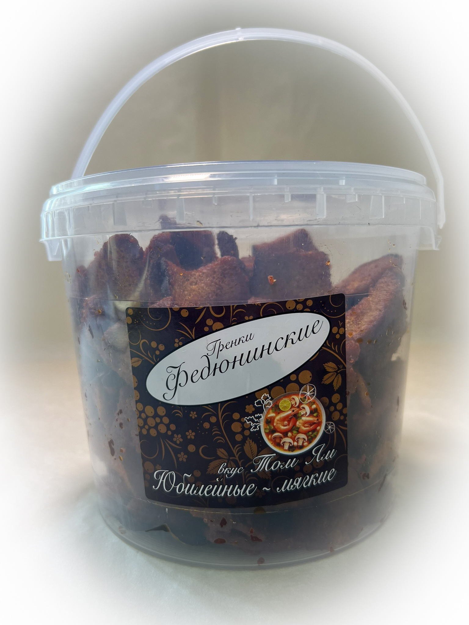 Гренки "ФЕДЮНИНСКИЕ" "Том ям" (ведро 900 гр.) в Липецке