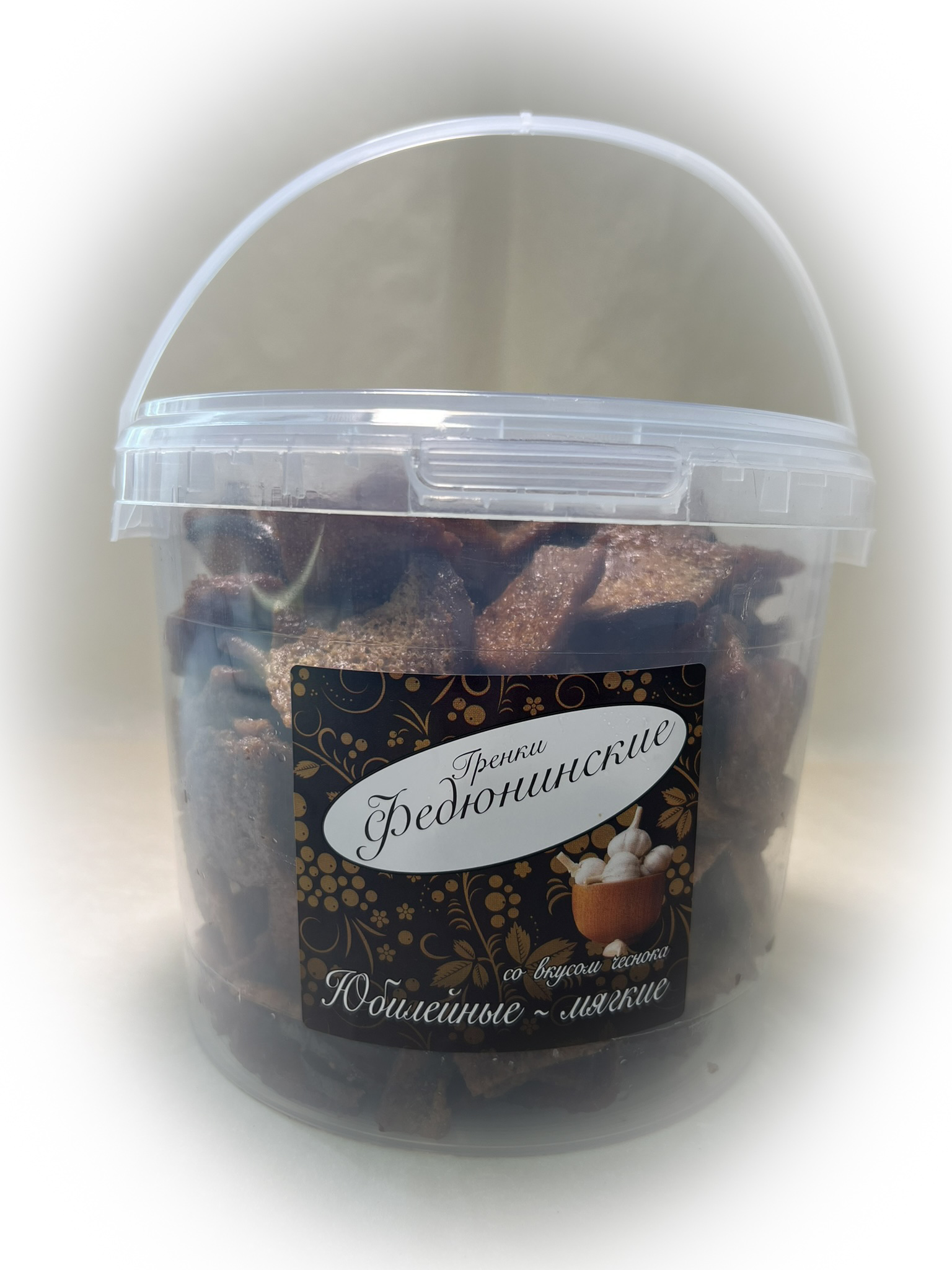 Гренки "ФЕДЮНИНСКИЕ" "Чеснок" (ведро 900 гр.) в Липецке