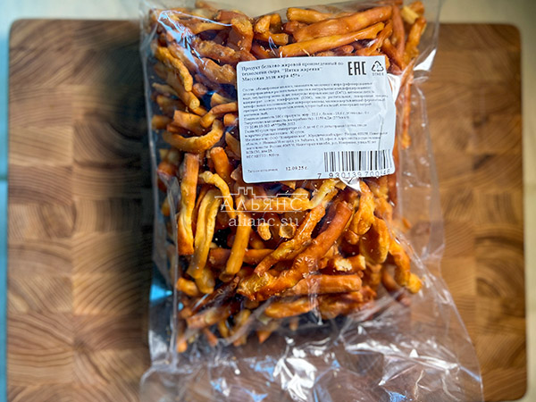 Нитка ЖАРЕНАЯ  Oktobersnack1 кг (сырный продукт) в Липецке