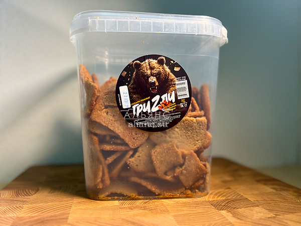 Ведро Ржаные гренки со вкусом Крылышки Барбекю (1 кг) в Липецке