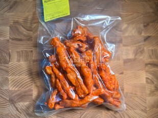 Шашлычок из толстолобика холодного копчения: Жареный сыр СПАГЕТТИ 