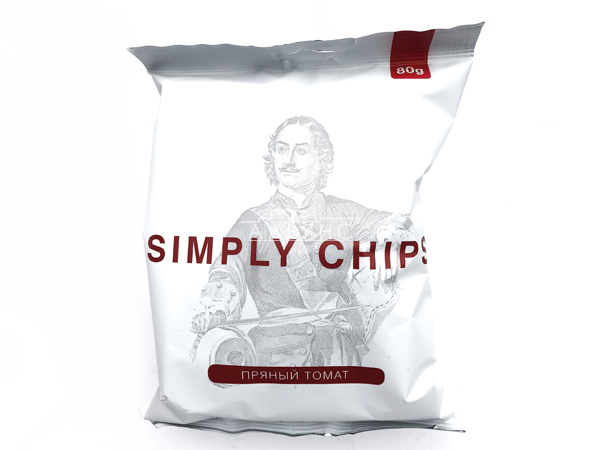 Картофельные чипсы "Simple chips" Пряный томат 80 гр. в Липецке